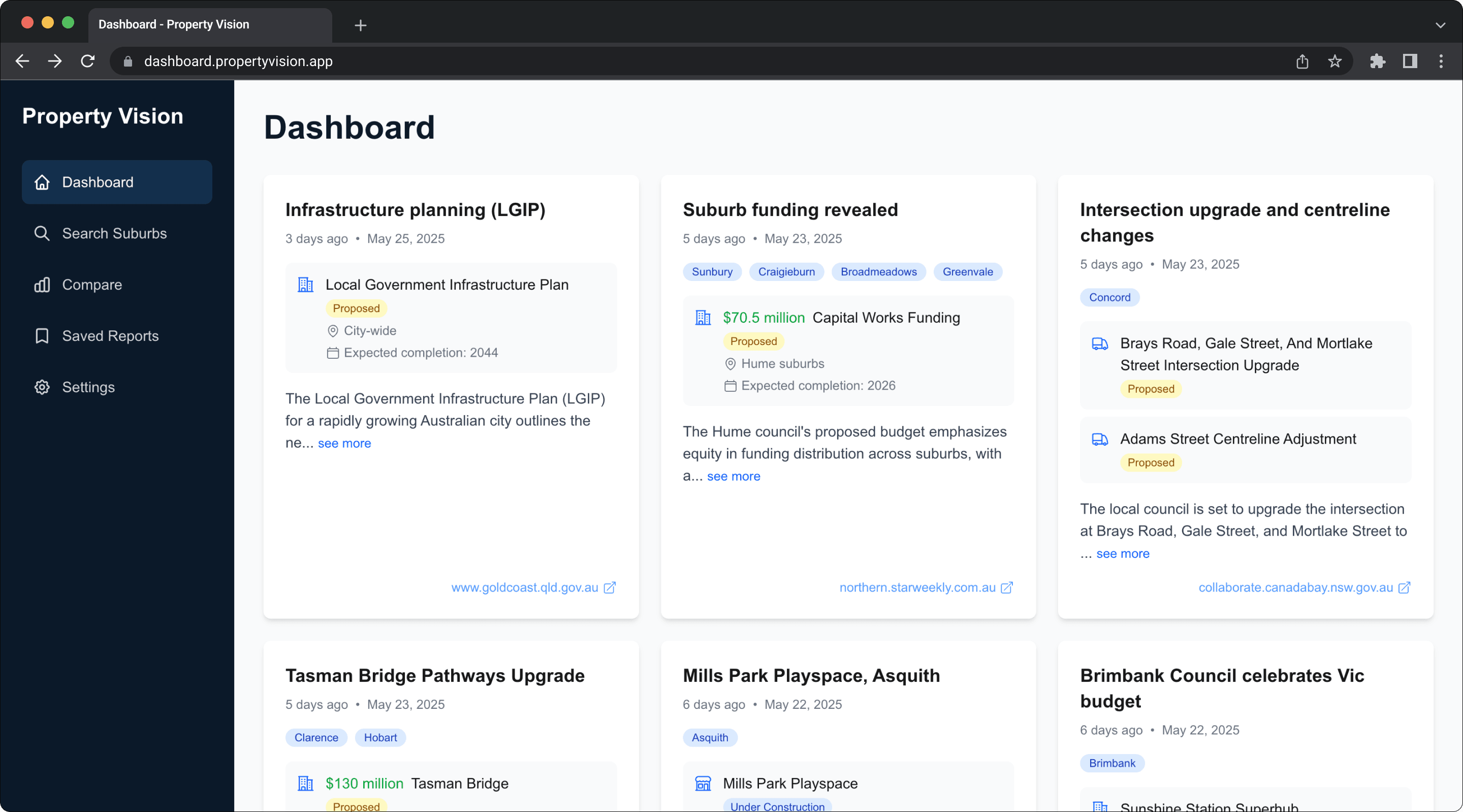 Property Vision Dashboard